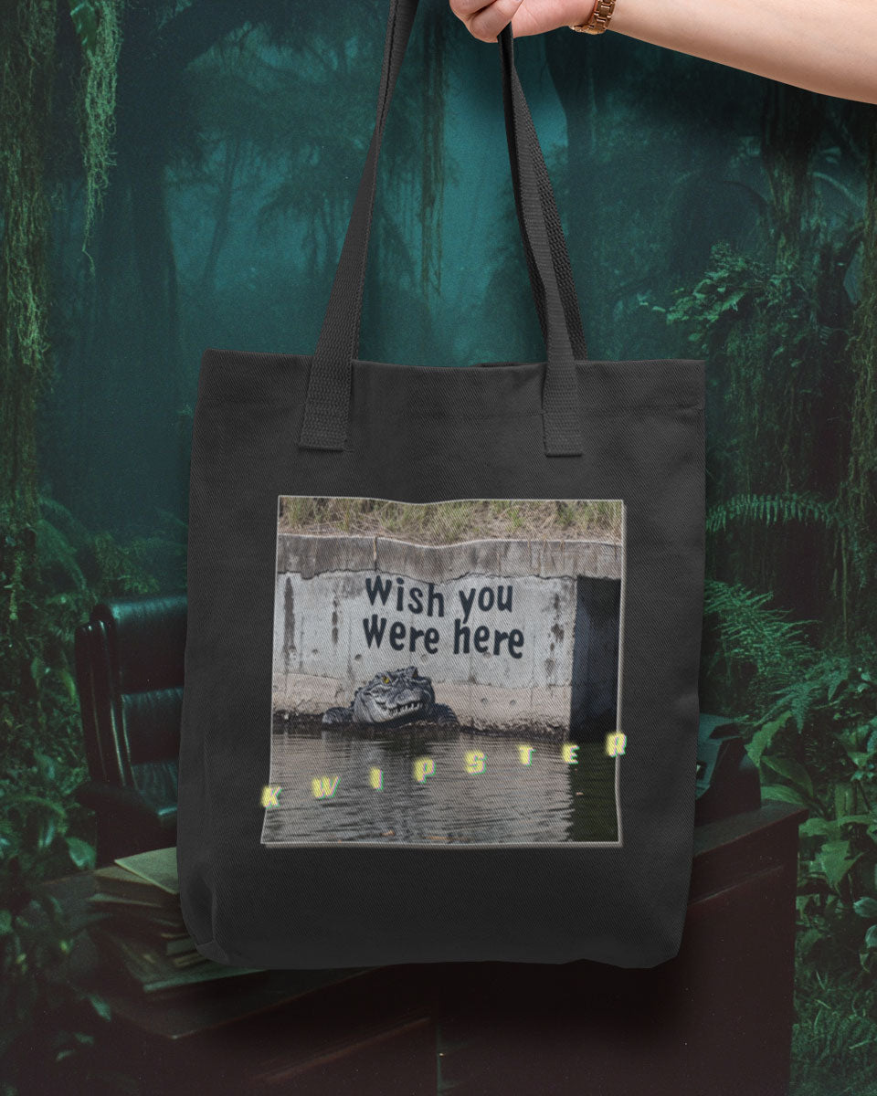 @wizerk ✨ Kwipster | Wish You Were Here Double-Sided Canvas Tote